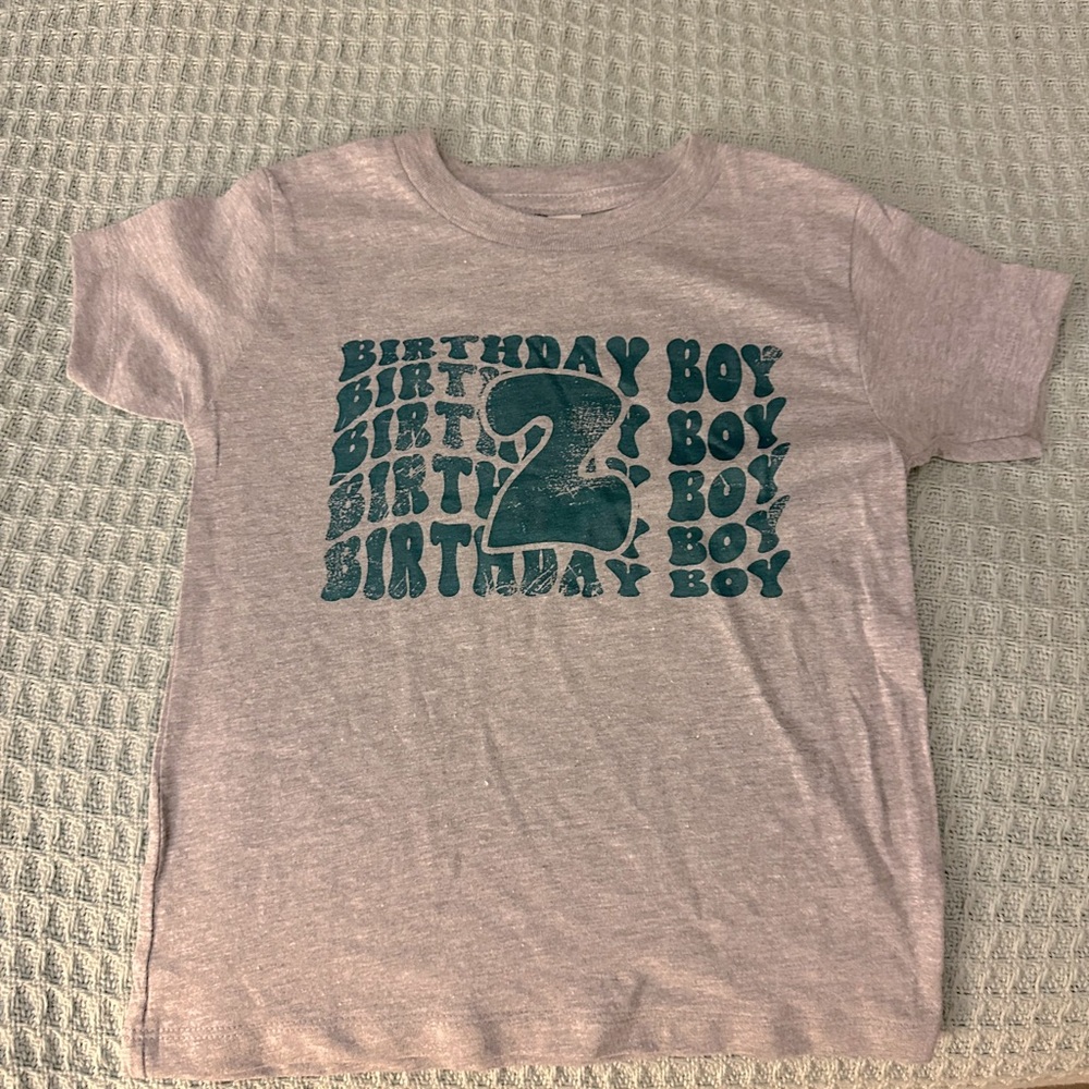 Toddler boys 3T birthday Boy shirt